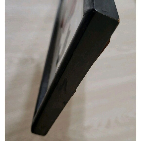 Vtg Japanese Geisha Girl Signed Framed Hand-painted Porcelain Tile- Enesco - MCM - Picture 8 of 10